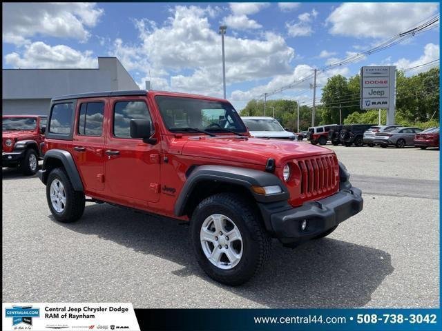 Used 2022 Firecracker Red Clearcoat Jeep Sport S image 1