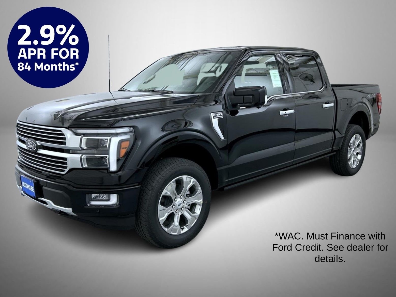 New 2026 Agate Black Metallic Ford Platinum image 1
