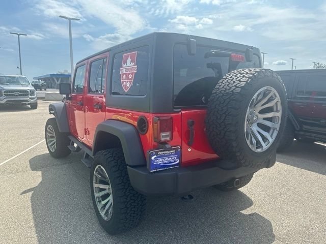 Used 2018 Firecracker Red Clearcoat Jeep JK Unlimited Sport image 8