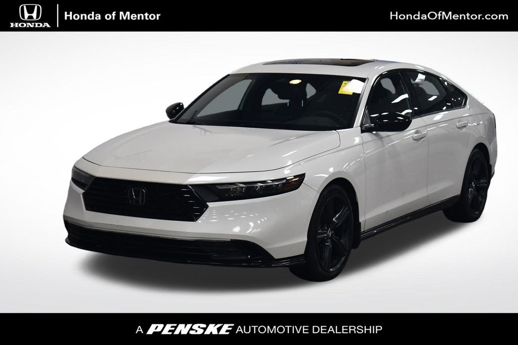 Certified Used 2023 Platinum White Pearl Honda Sport-L image 1