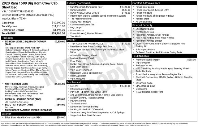 Used 2020 Silver Ram Big Horn/Lone Star image 23