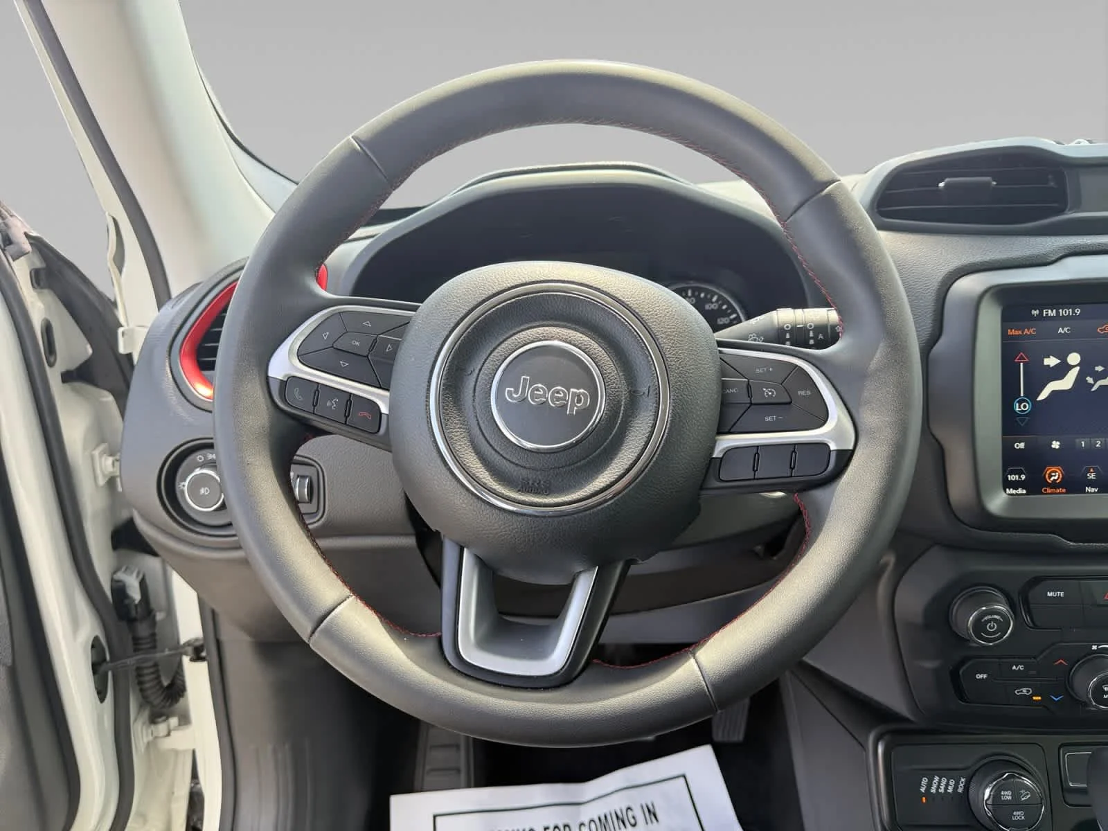 Used 2023 Alpine White Clearcoat Jeep Trailhawk image 13