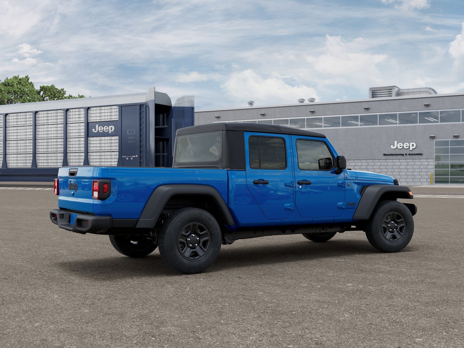 New 2026 Hydro Blue Pearl-Coat Exterior Paint Jeep Sport image 2