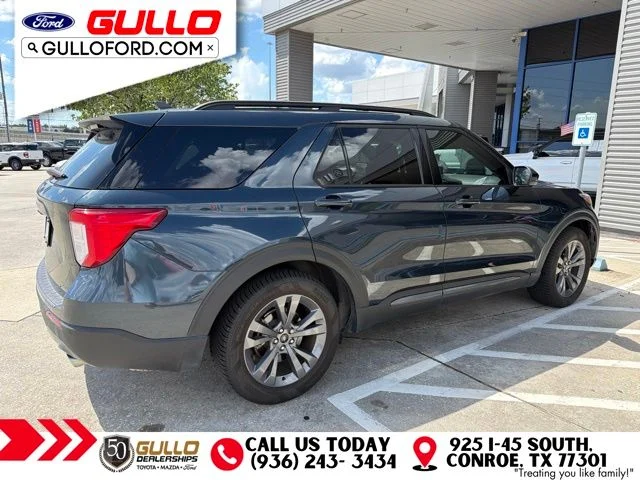 Used 2023 Blue Metallic Ford XLT image 3