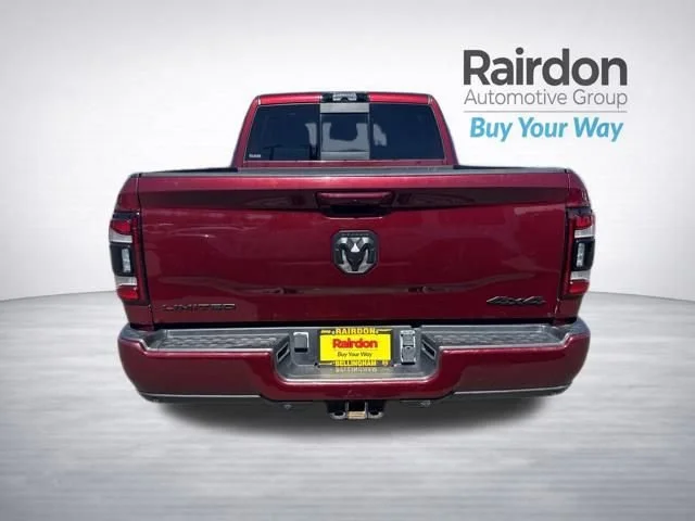 Used 2022 Delmonico Red Pearlcoat Ram Limited image 6