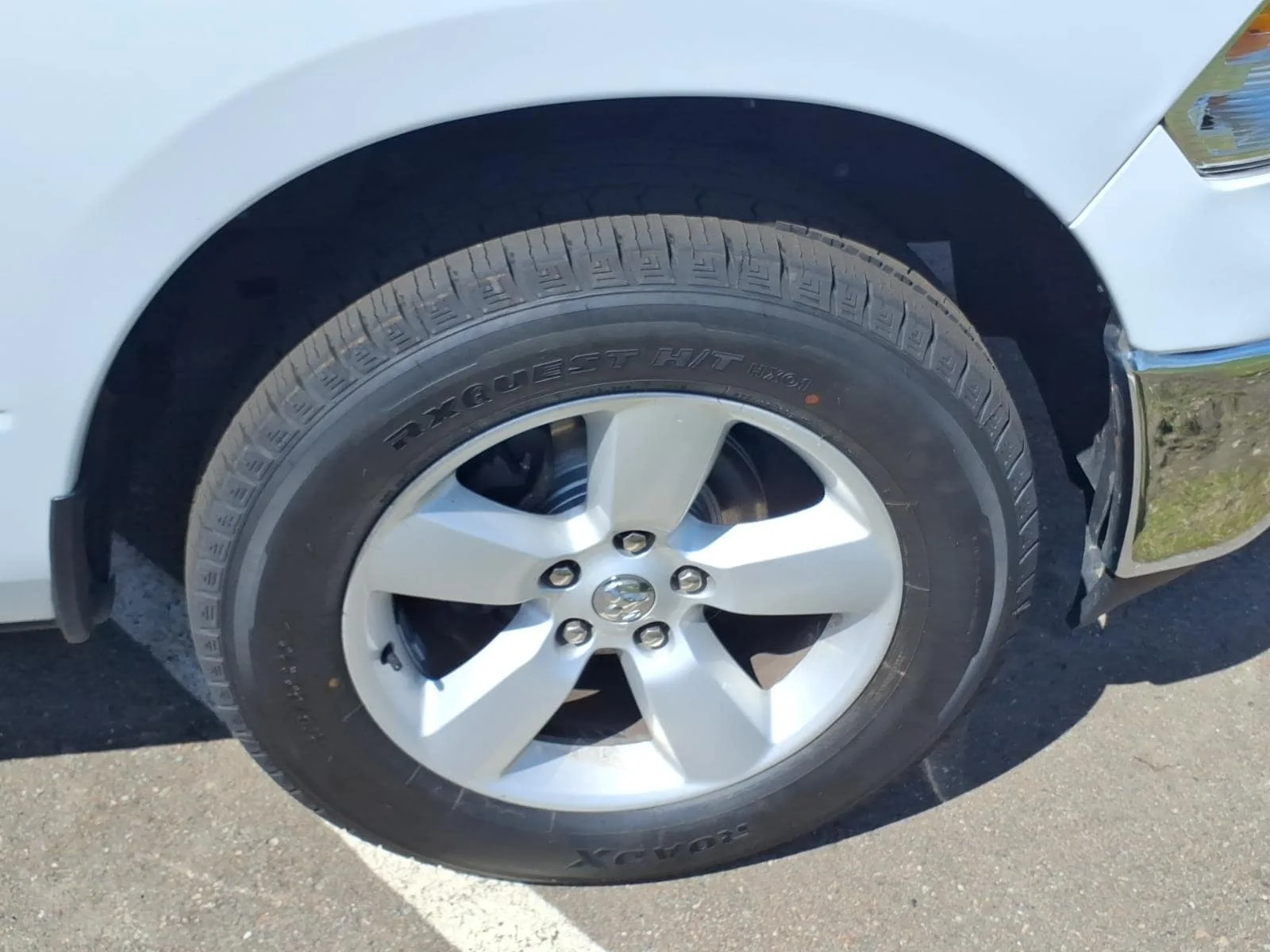 Used 2024 Bright White Clearcoat Ram SLT image 11