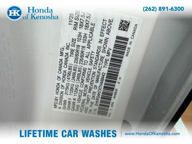 Certified Used 2026 Platinum White Pearl Honda EX-L image 4