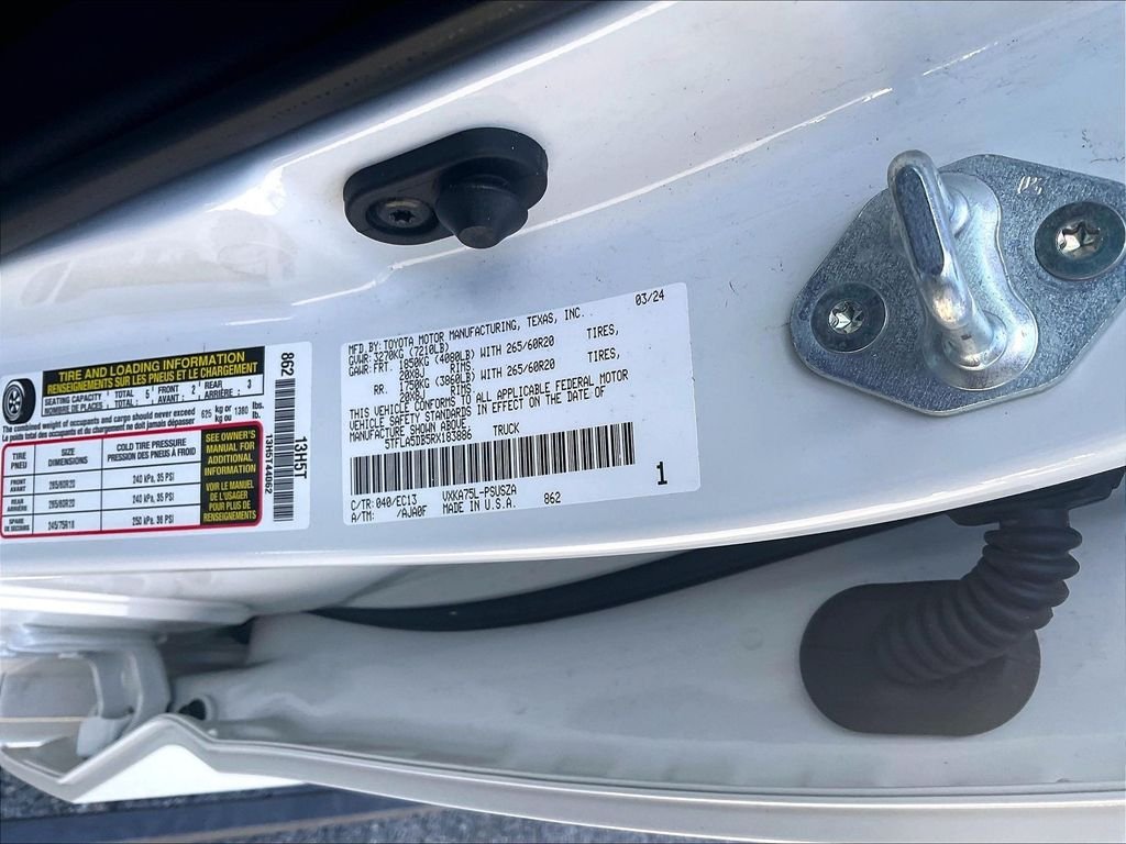 Used 2024 White Toyota SR5 image 35