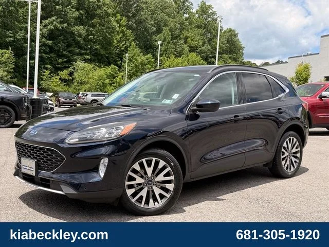 Used 2021 Blue Ford Titanium image 2