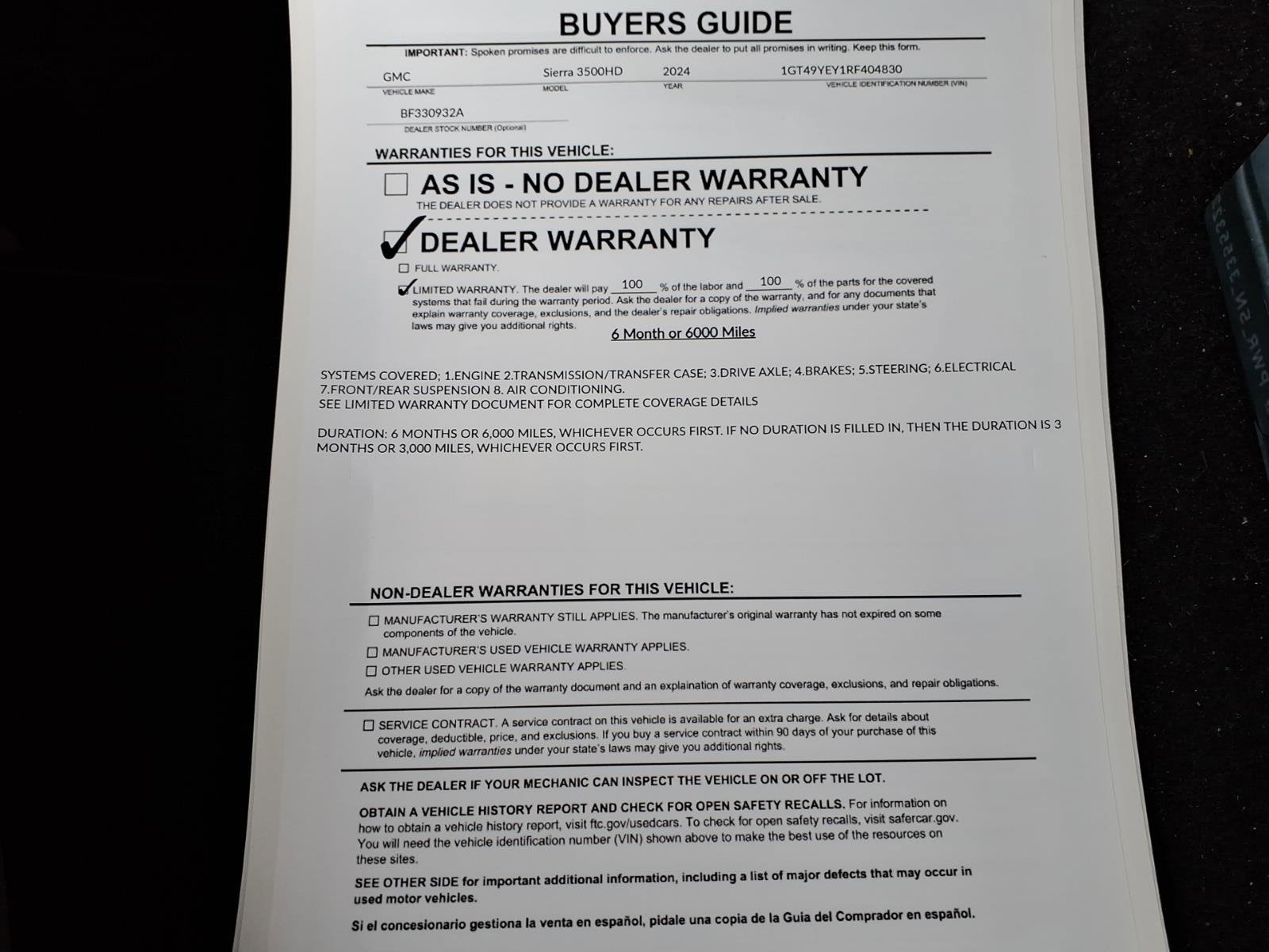 Used 2024 White Frost Tricoat GMC Denali Ultimate image 41