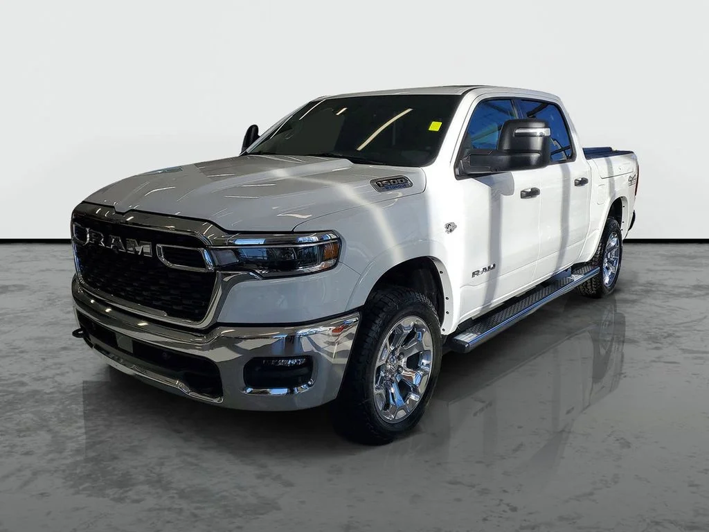 New 2026 Bright White Clear-Coat Exterior Paint RAM Big Horn/Lone Star image 5