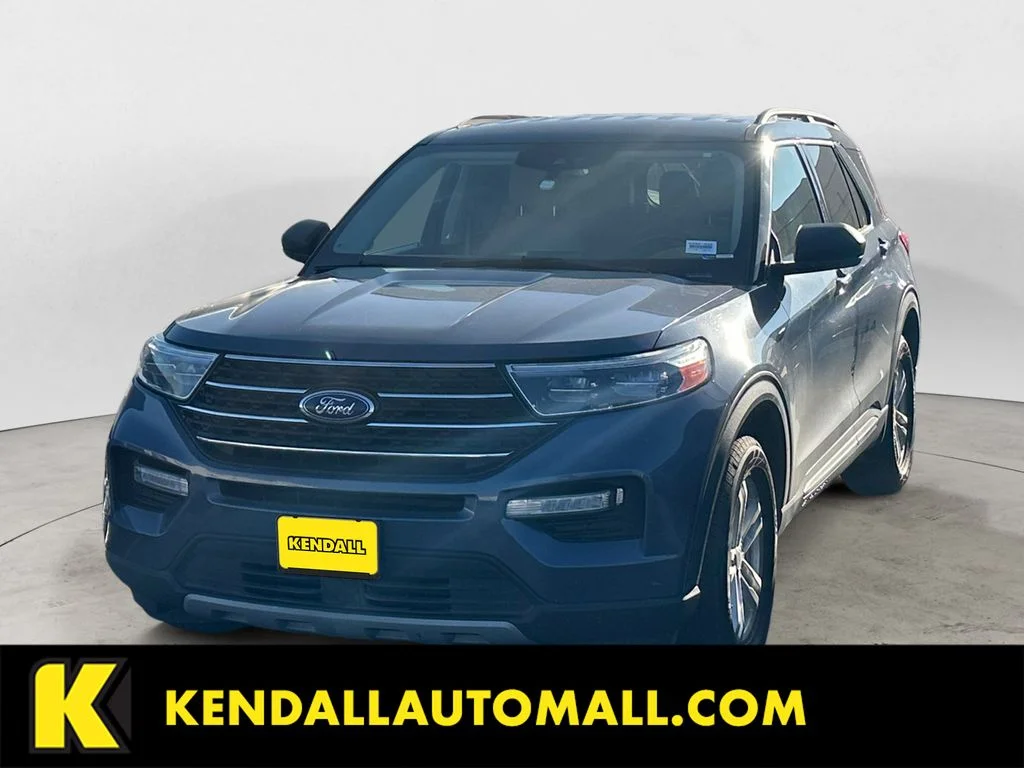 Used 2021 Blue Ford XLT image 1