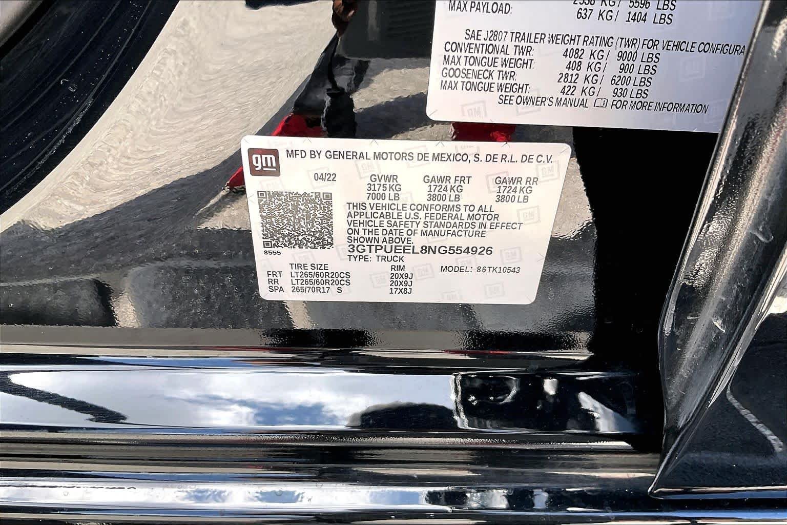 Used 2022 Onyx Black GMC AT4 image 35