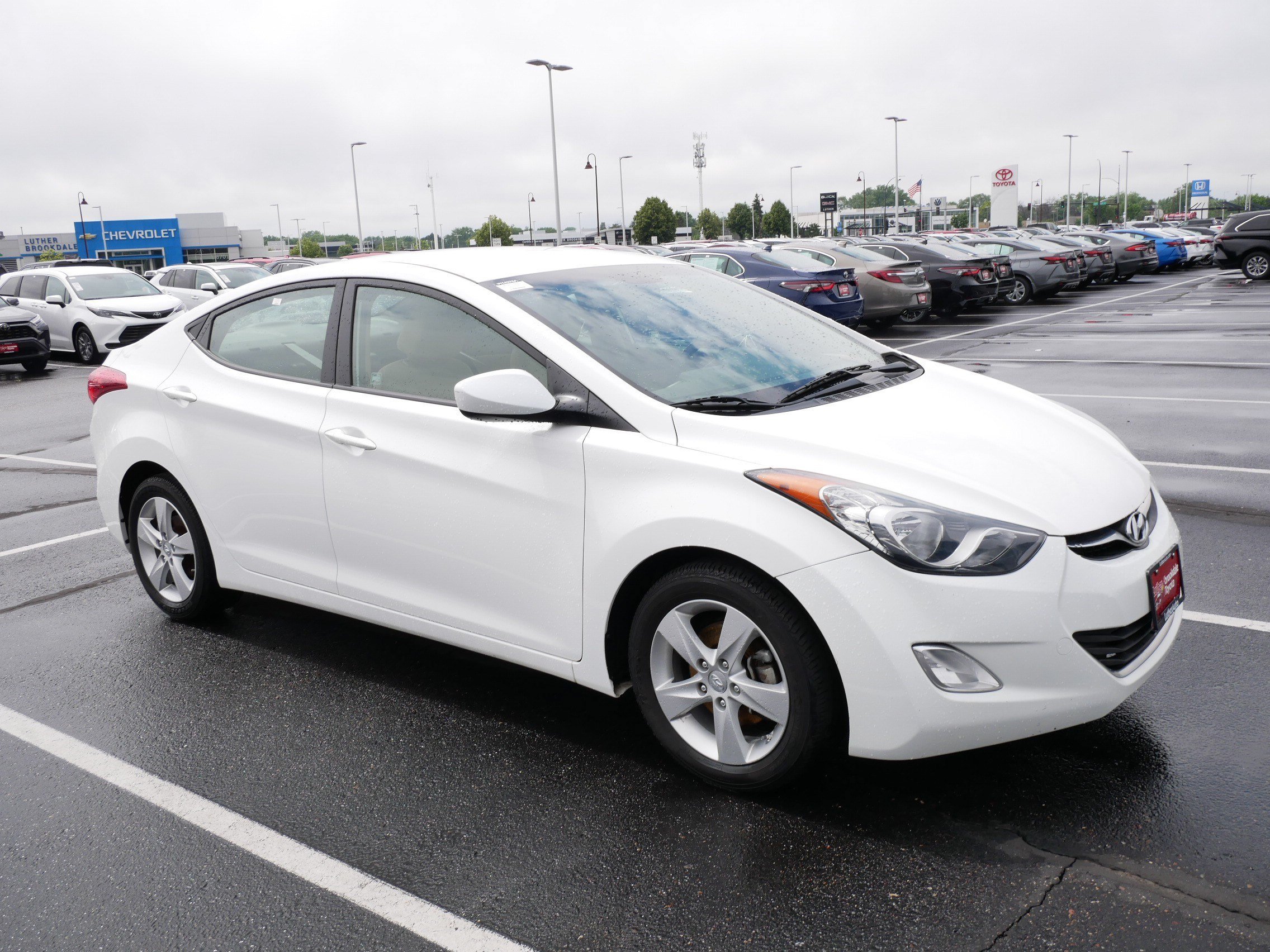 Used 2013 Hyundai Elantra GLS with VIN 5NPDH4AEXDH336596 for sale in Brooklyn Center, Minnesota