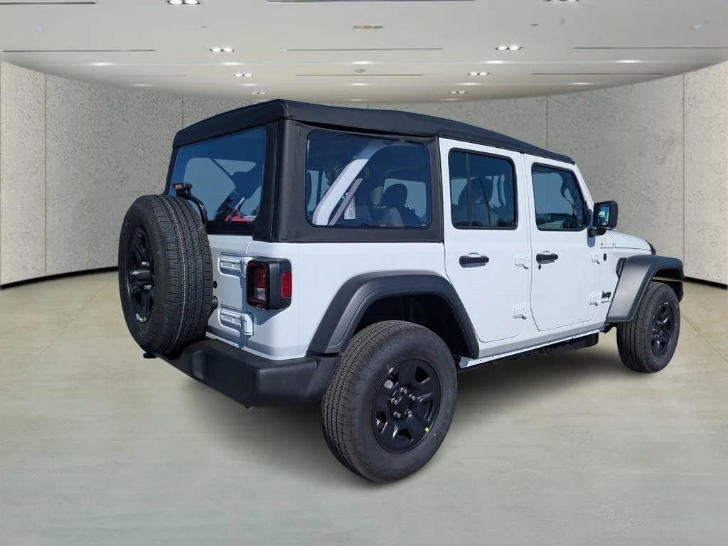 New 2026 Bright White Clear-Coat Exterior Paint Jeep Sport image 4