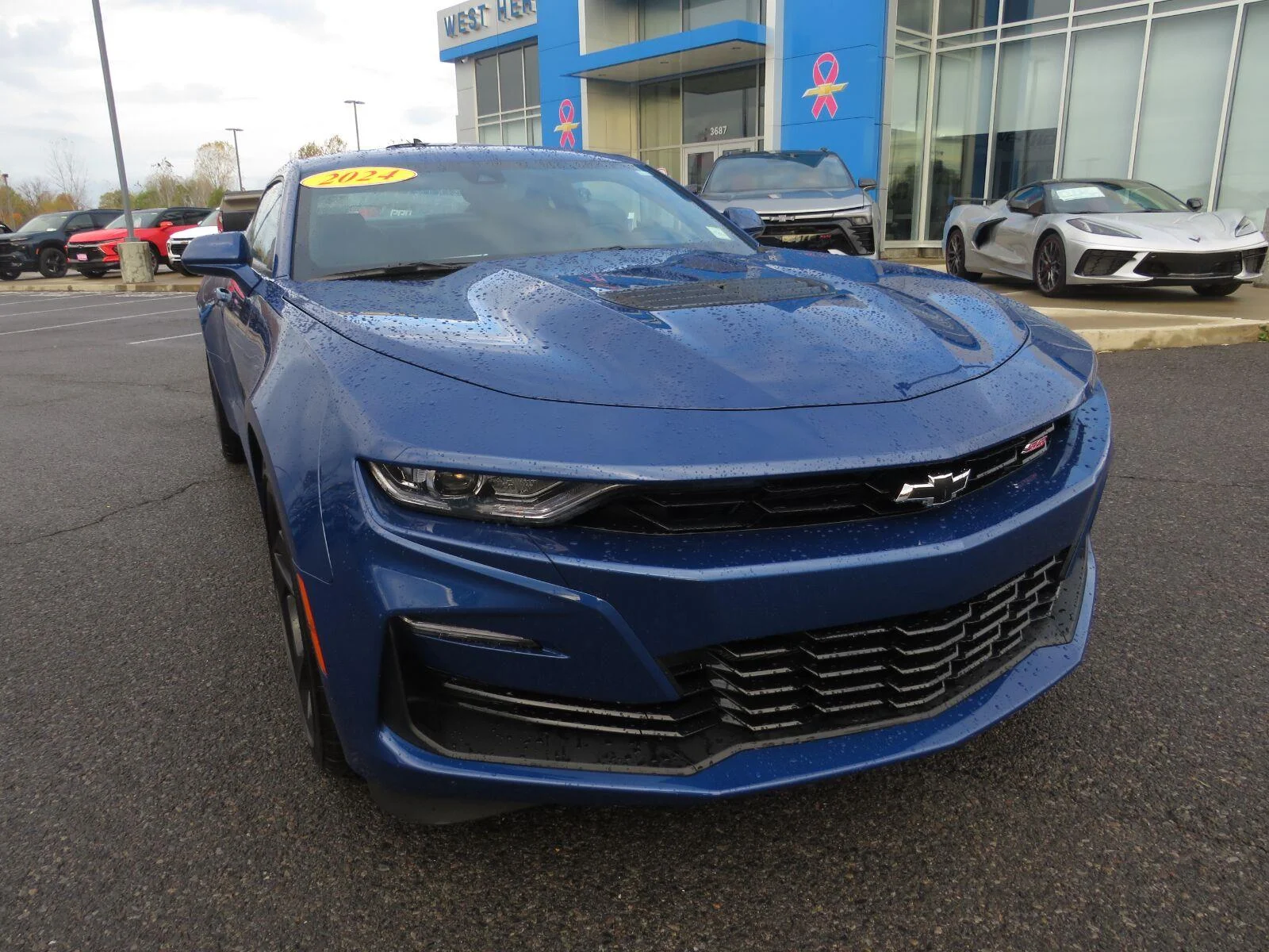 Used 2024 Riverside Blue Metallic Chevrolet 2SS image 3