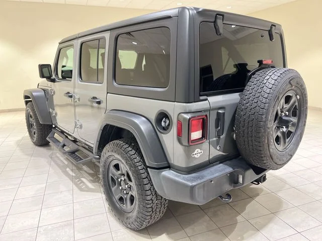 Certified Used 2021 Gray Jeep Unlimited Sport image 3