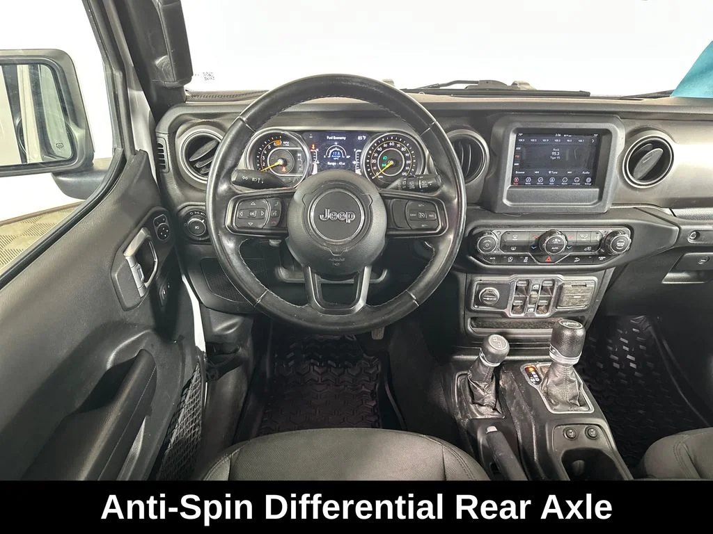 Used 2020 White Jeep Unlimited Sport image 24