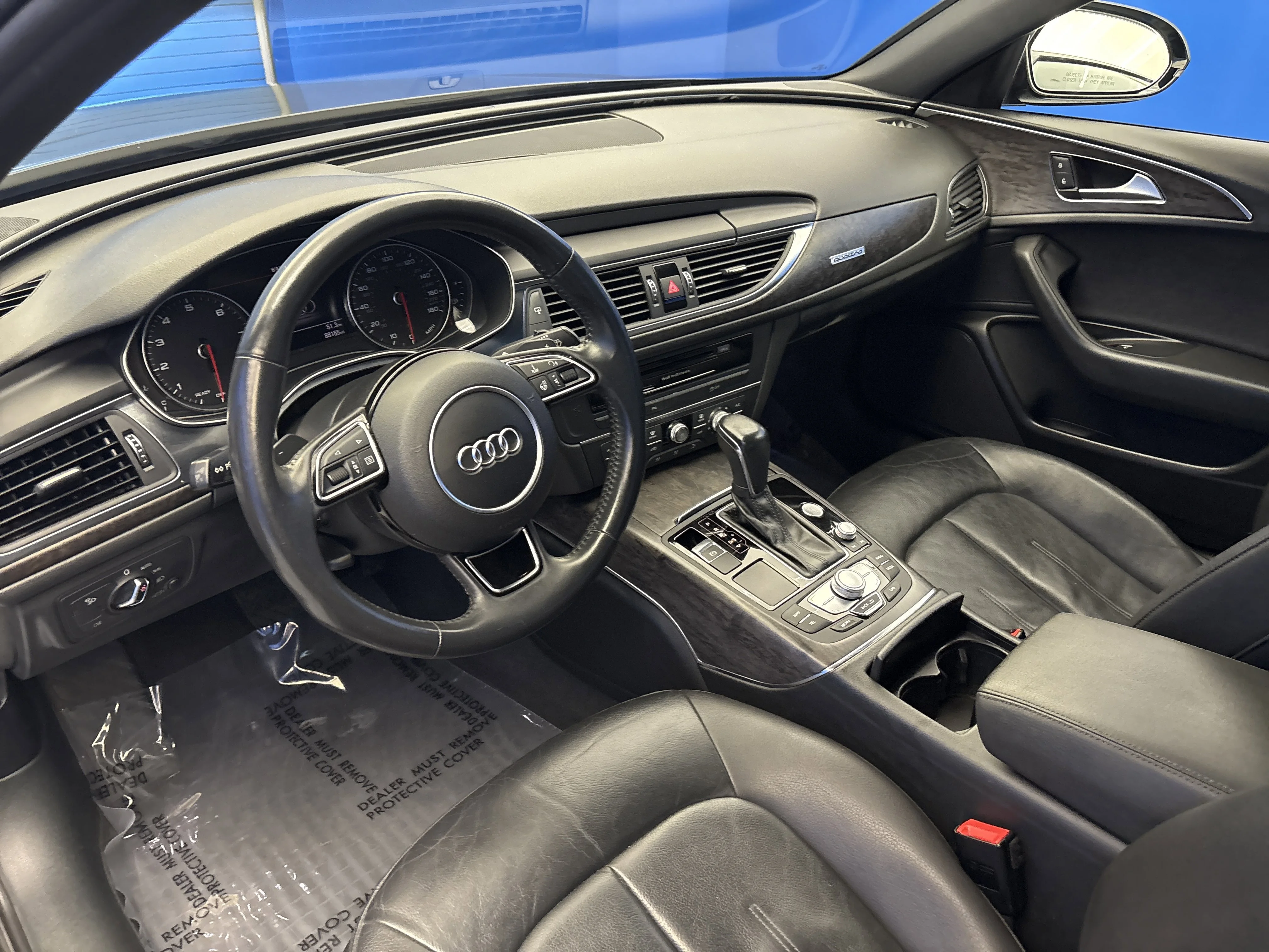 Used 2018 Moonlight Blue Metallic Audi Premium image 11