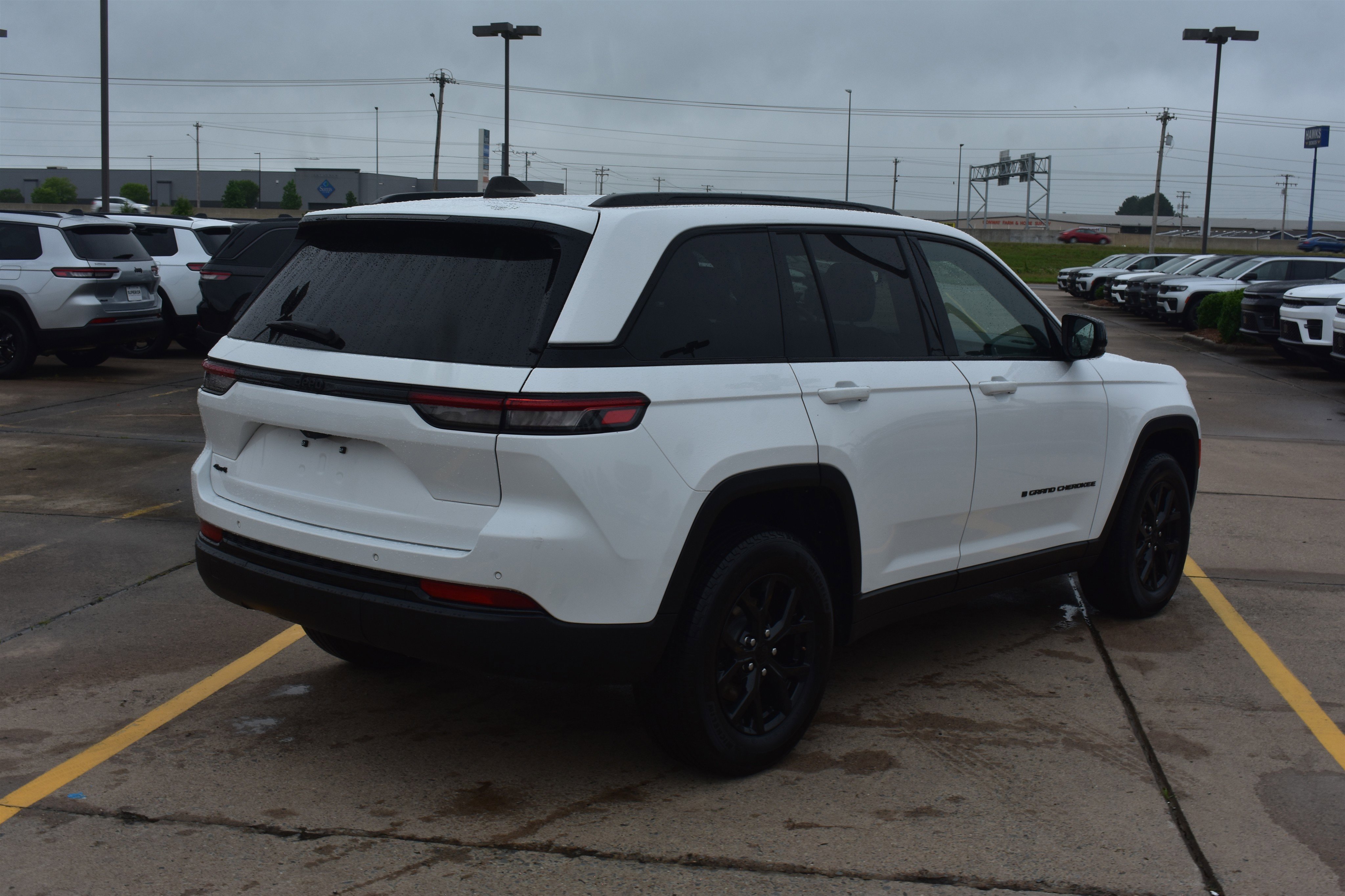Used 2024 Bright White Clearcoat Jeep Altitude image 5