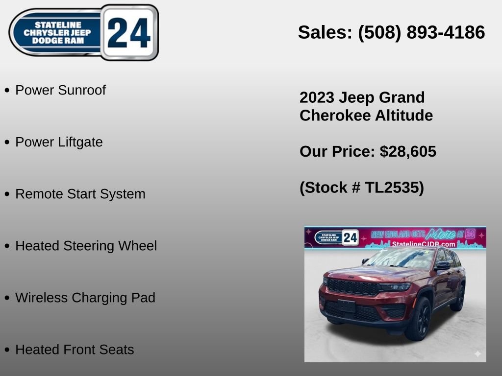 Used 2023 Red Jeep Altitude X image 6