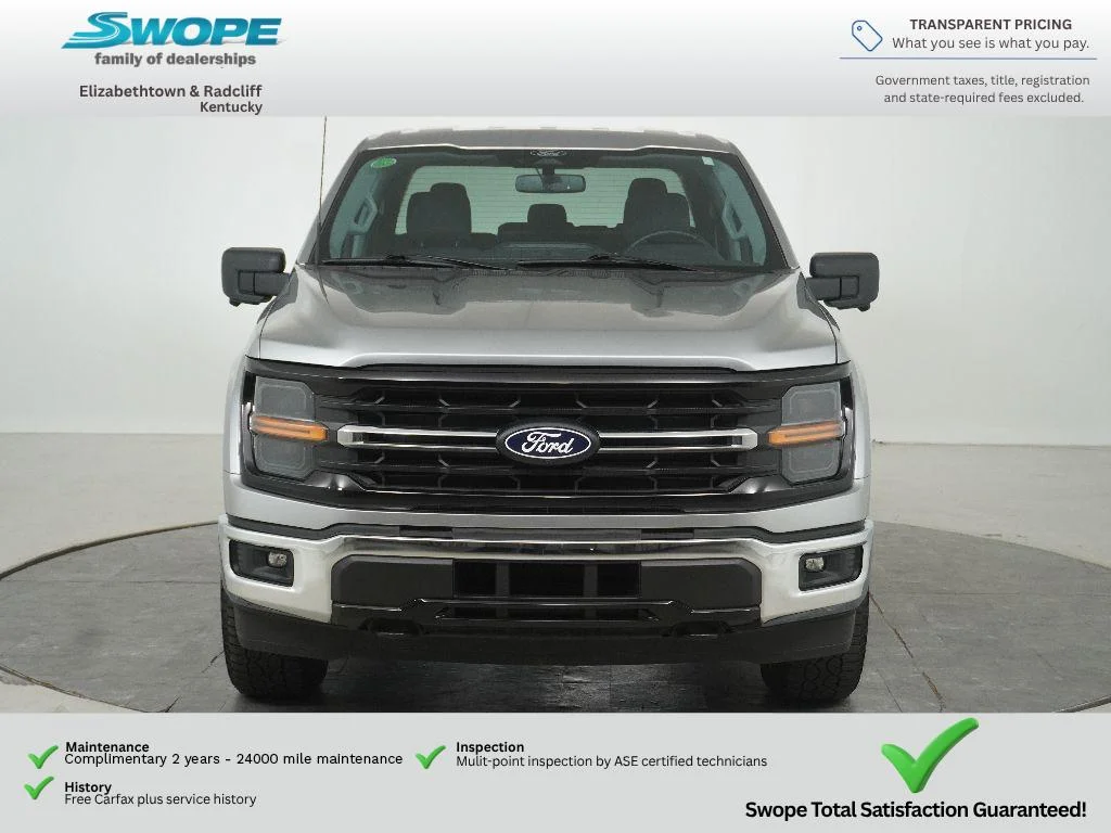 Used 2024 Iconic Silver Metallic Ford XLT image 9