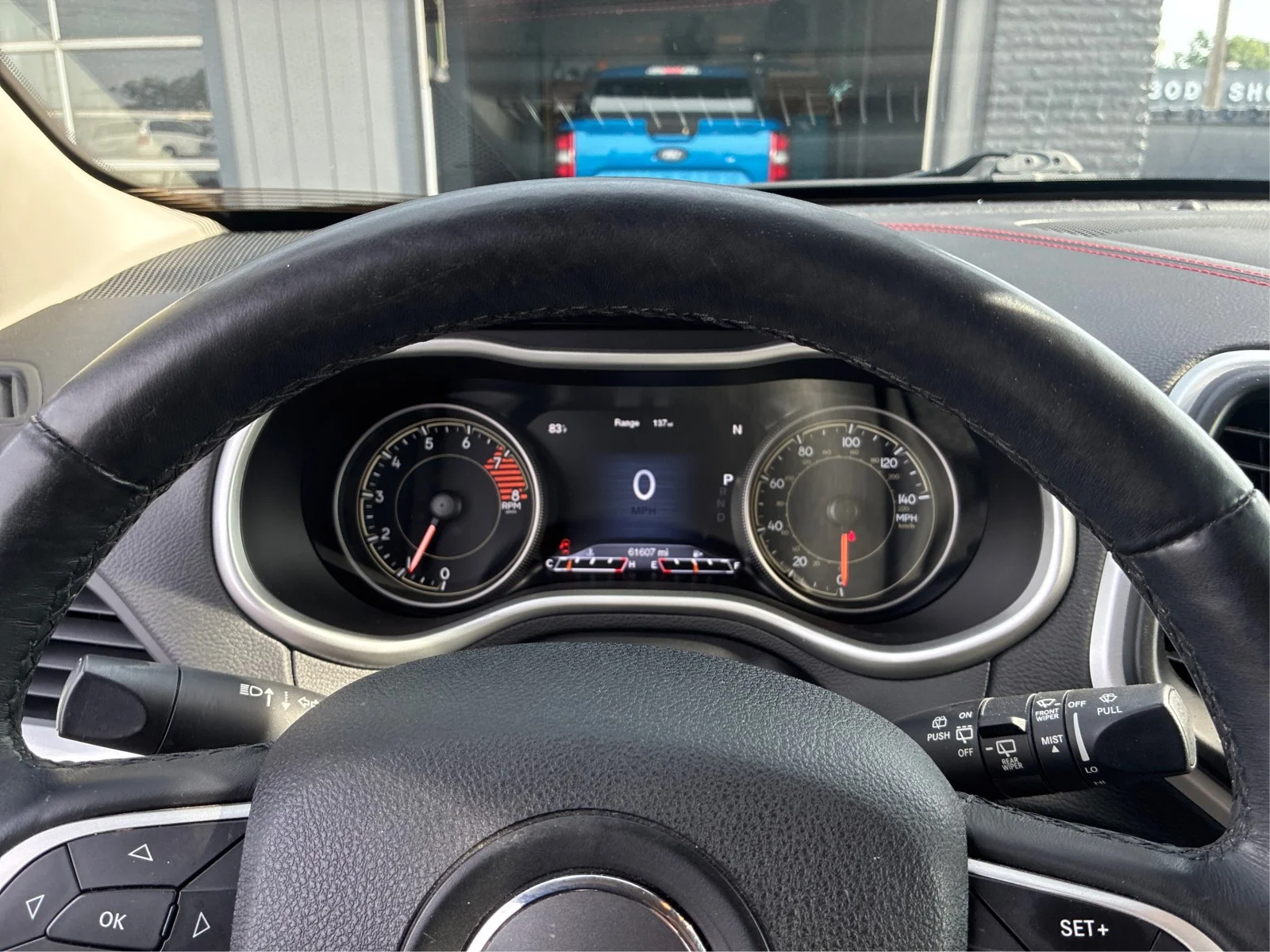 Used 2017 Hydro Blue Jeep Trailhawk L Plus image 14