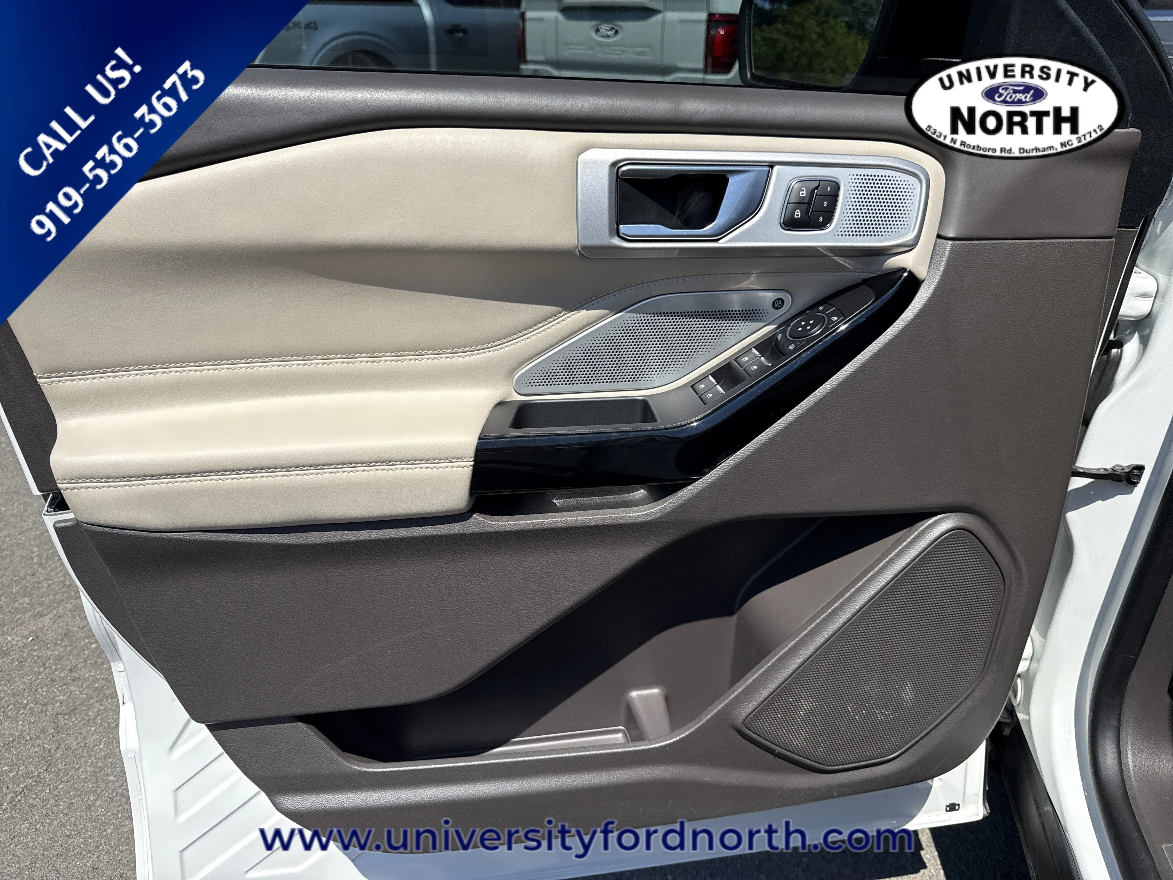 Used 2021 Star White Metallic Tri-Coat Ford Platinum image 11
