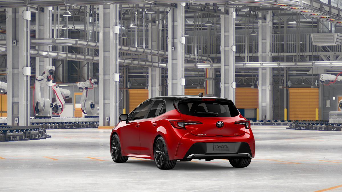 New 2027 Finish Line Red with Black roof Toyota XSE image 7