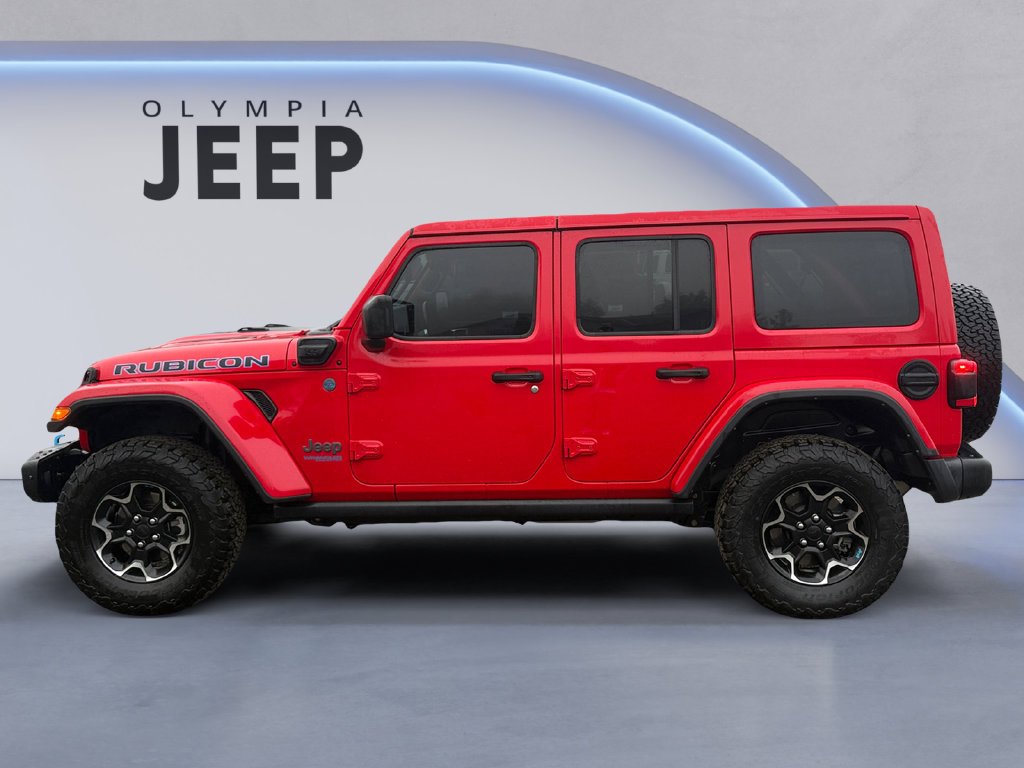 Used 2022 Red Jeep Unlimited Rubicon 4xe image 2