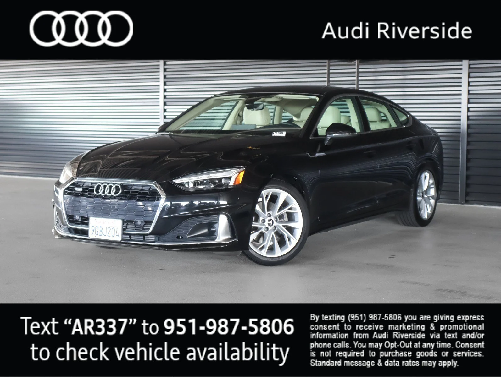 Used 2023 Mythos Black Metallic Audi Premium image 1