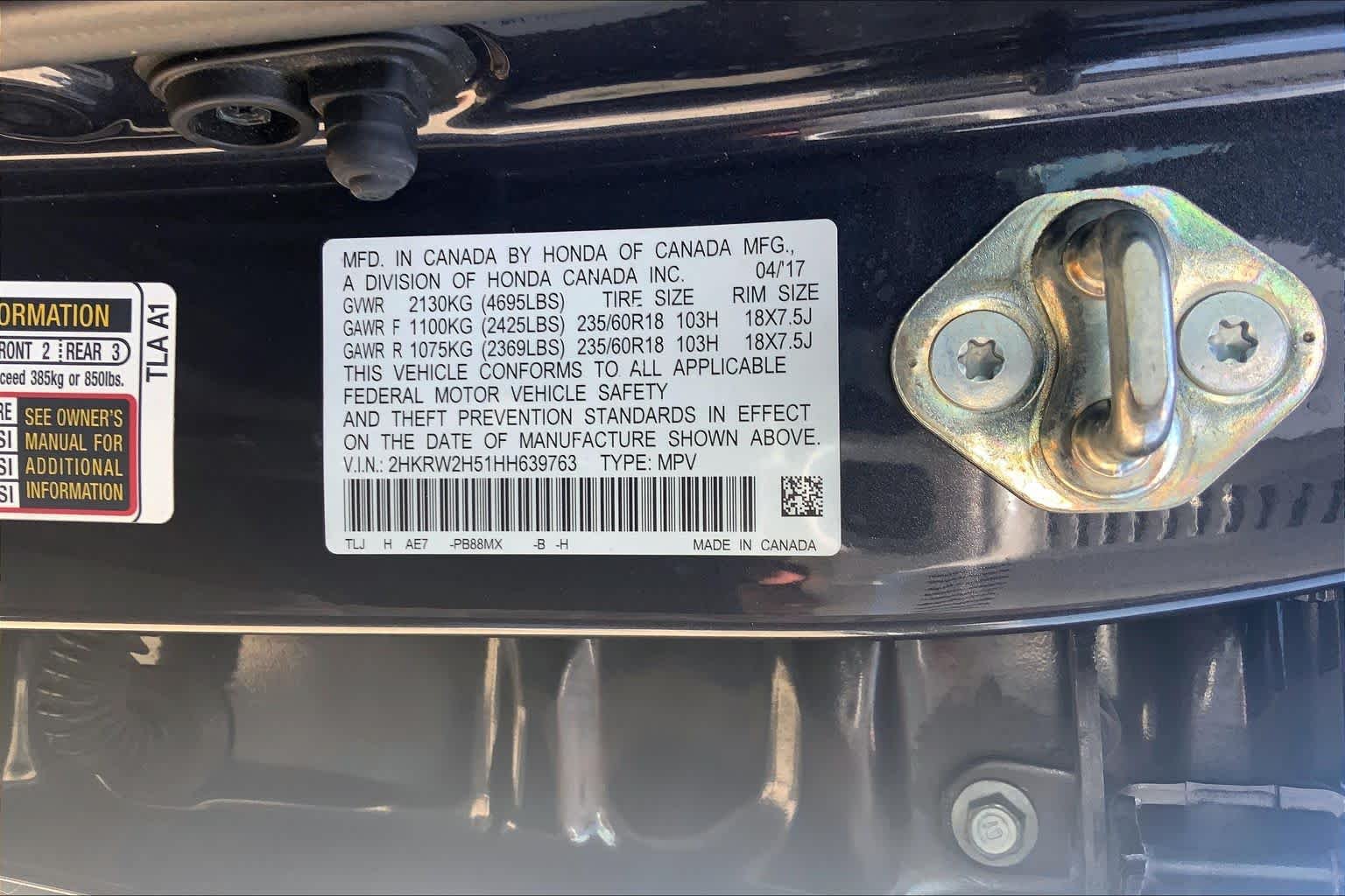 Used 2017 Gunmetal Metallic Honda EX image 31