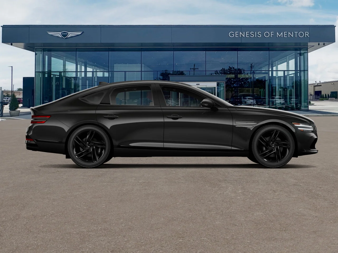 New 2026 Vik Black Metallic Genesis 3.5T Prestige Black AWD image 4