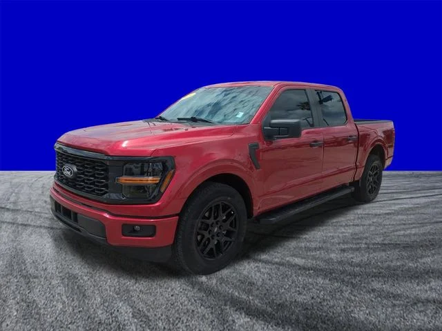 Used 2024 Rapid Red Metallic Tinted Clearcoat Ford STX image 8