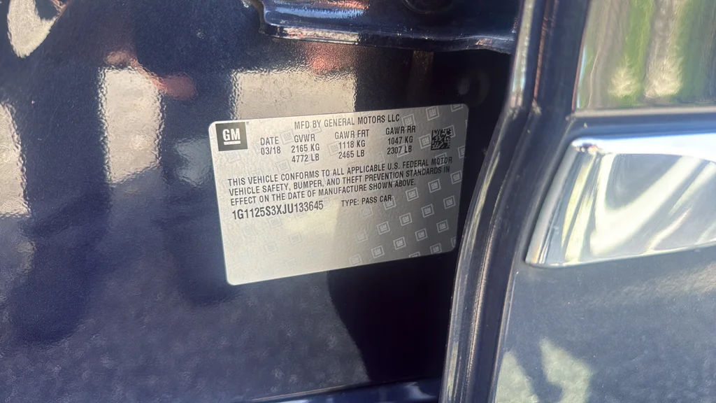 Used 2018 Blue Chevrolet Premier image 26