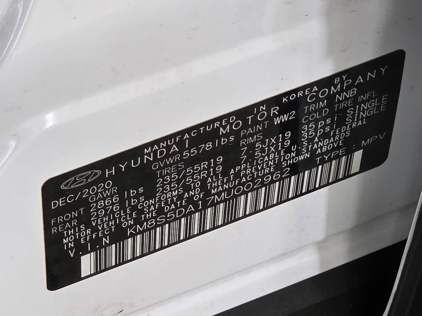 Used 2021 Cream White Hyundai Limited image 37