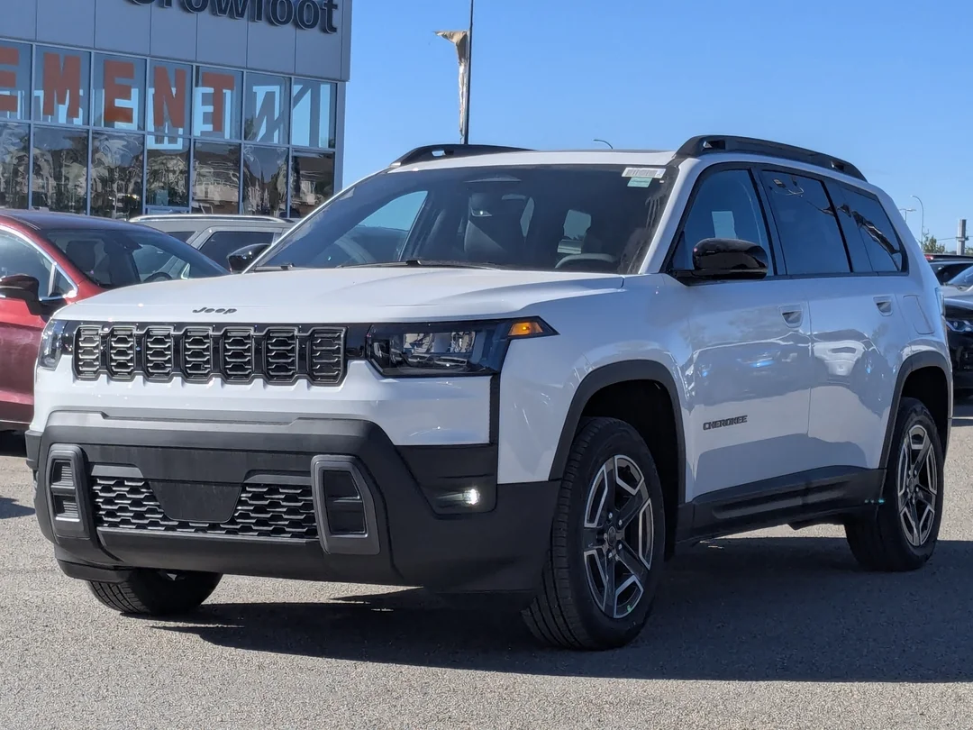 New 2026 White Jeep Limited - - Panoramic Sunroof - Leatherette Seats - Power Liftgate - Wireless Charge & More! image 4