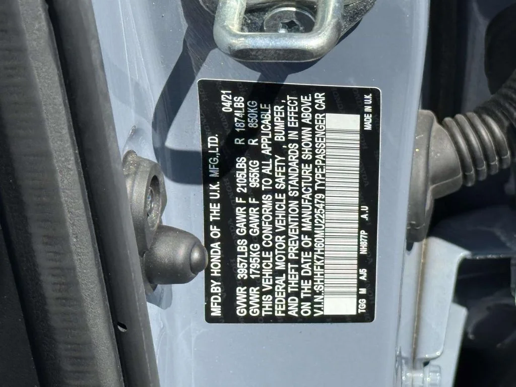 Used 2021 Blue Honda EX image 32
