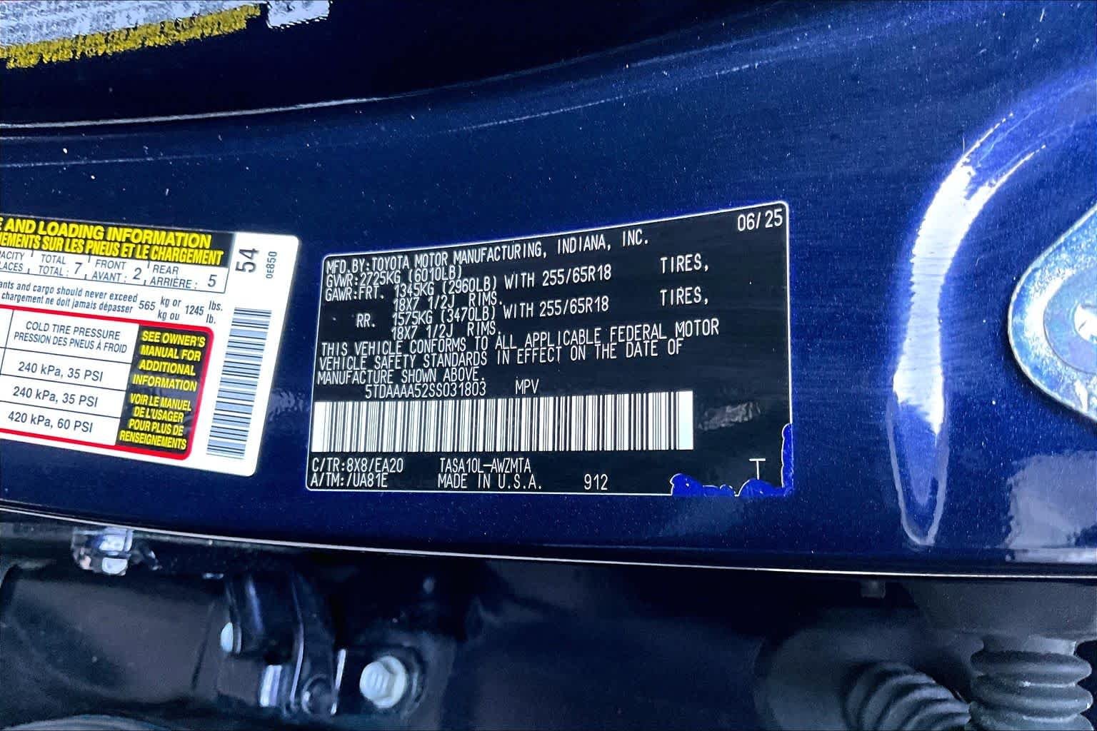 Used 2025 Blueprint Toyota XLE image 34