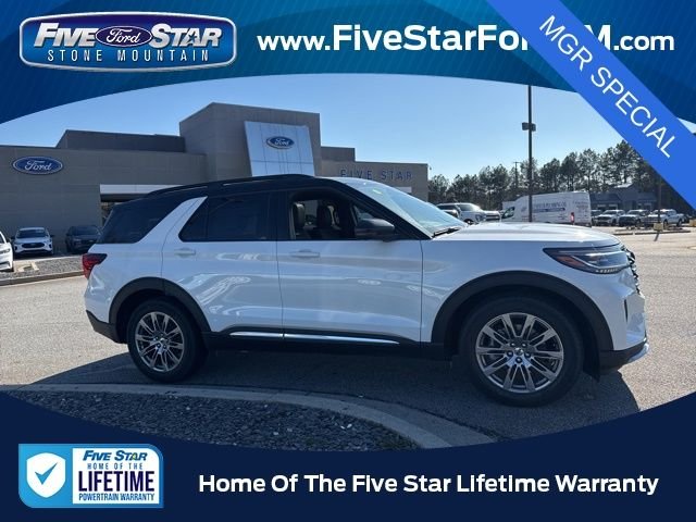 New 2026 Star White Metallic Tri-Coat Ford Platinum image 1