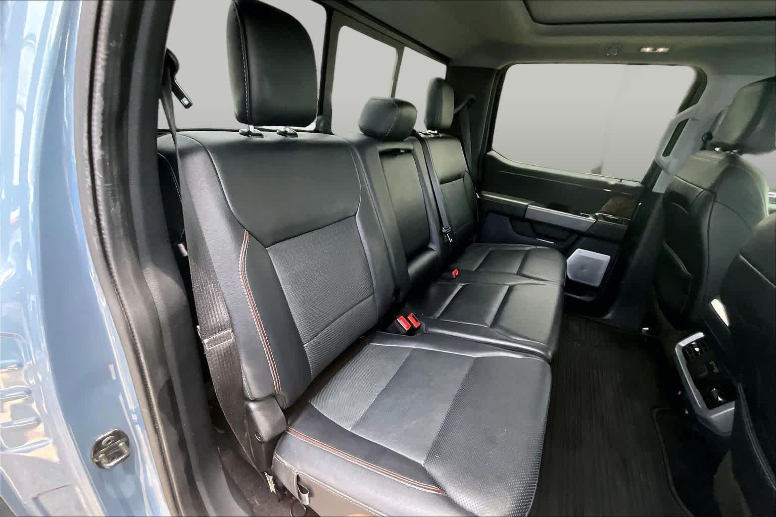 Used 2023 Azure Gray Metallic Tri-Coat Ford LARIAT image 20