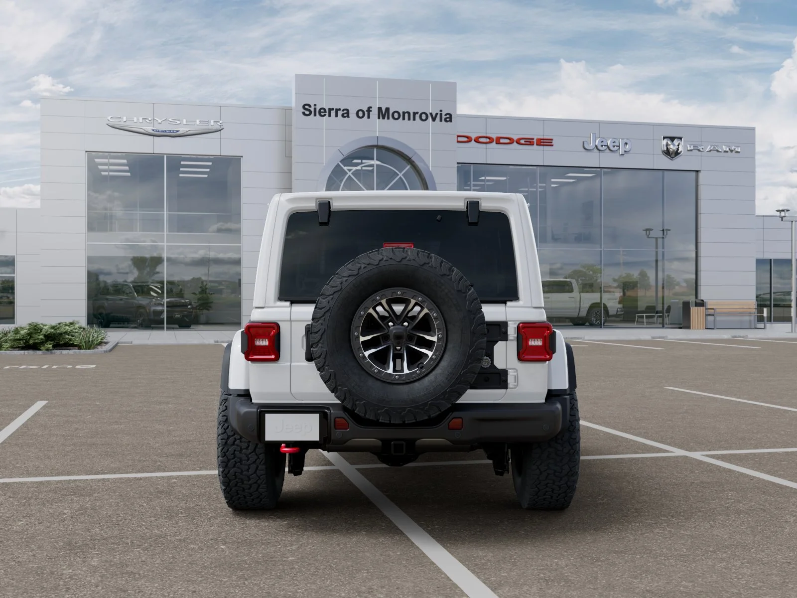 New 2027 Bright White Clear-Coat Paint Jeep Rubicon image 33