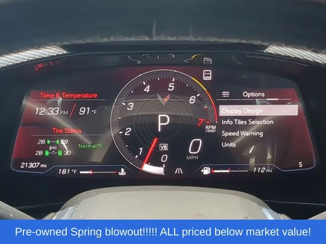 Used 2022 Blue Chevrolet Stingray image 28