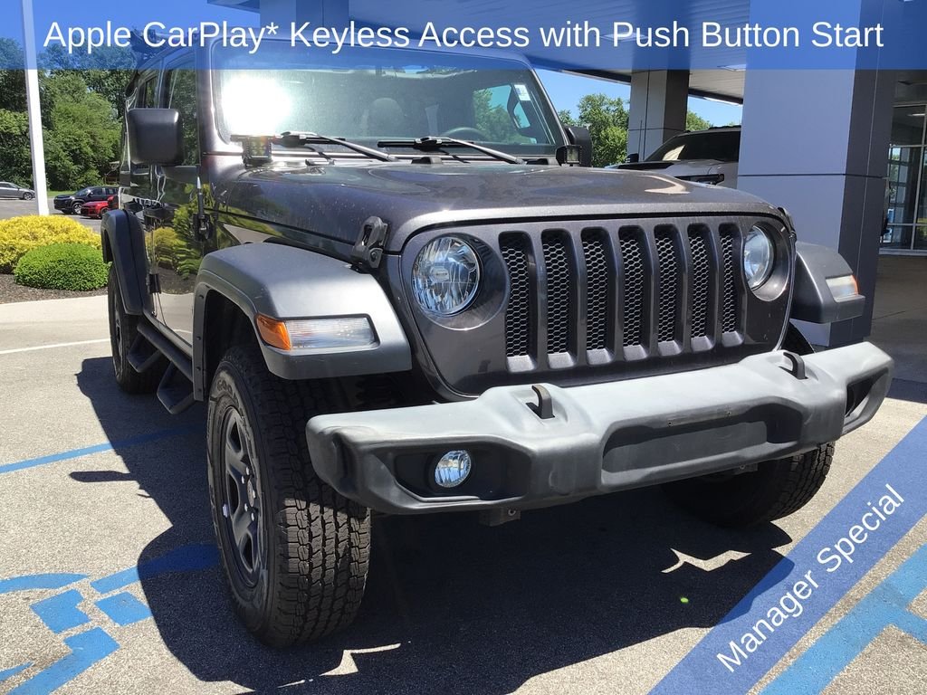 Used 2019 Gray Jeep Unlimited Sport image 4