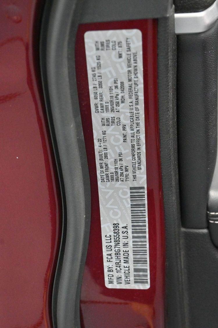 Used 2022 Red Jeep Limited image 41