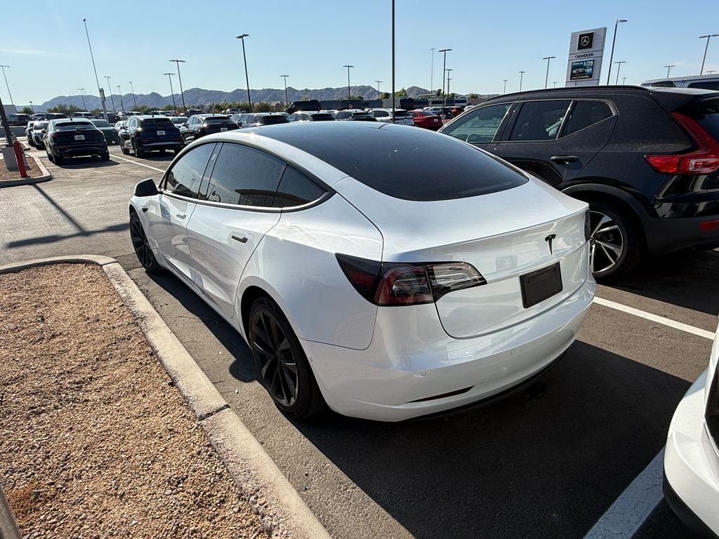 Used 2021 Pearl White Multi-Coat Tesla Standard Range Plus image 2