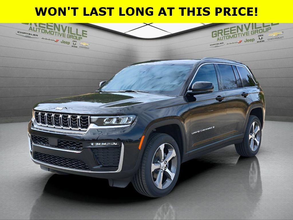 New 2026 Diamond Black Crystal Pearlcoat Jeep Limited image 1