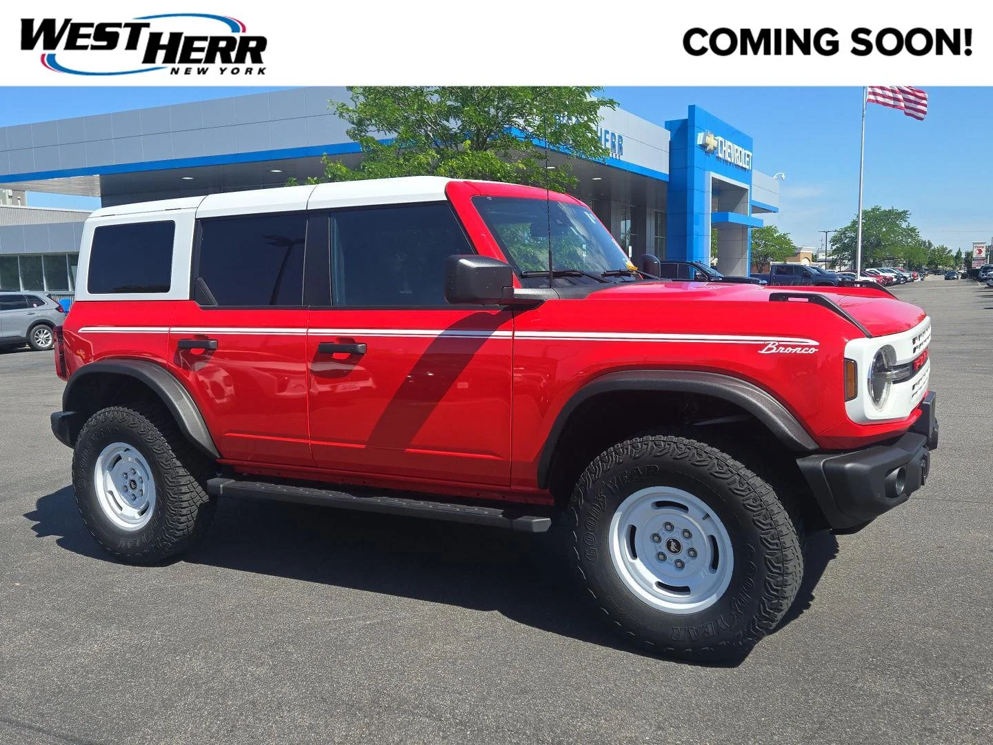 Used 2023 Race Red Ford Heritage Edition image 1