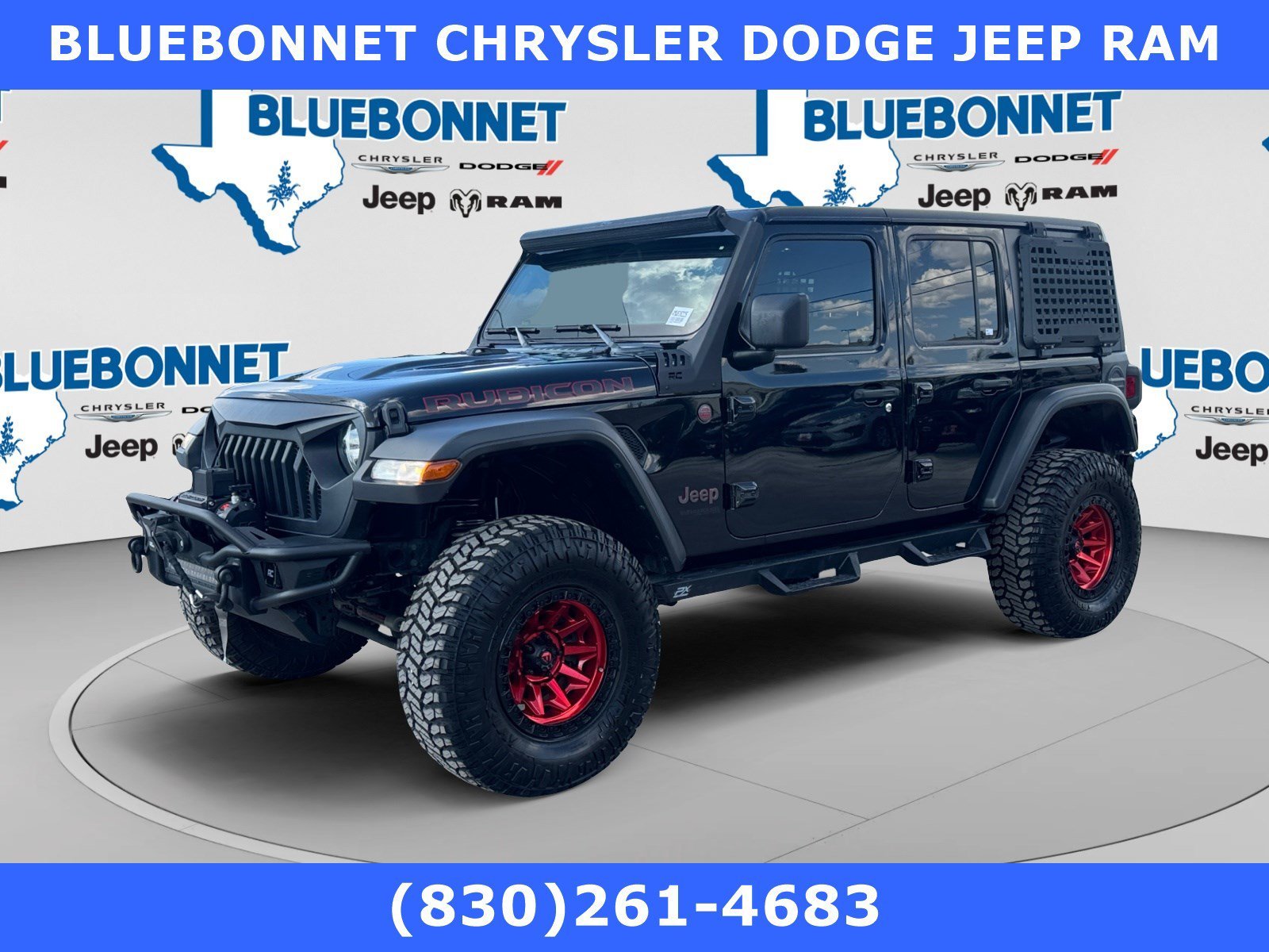 Used 2021 Black Clearcoat Jeep Unlimited Rubicon image 1