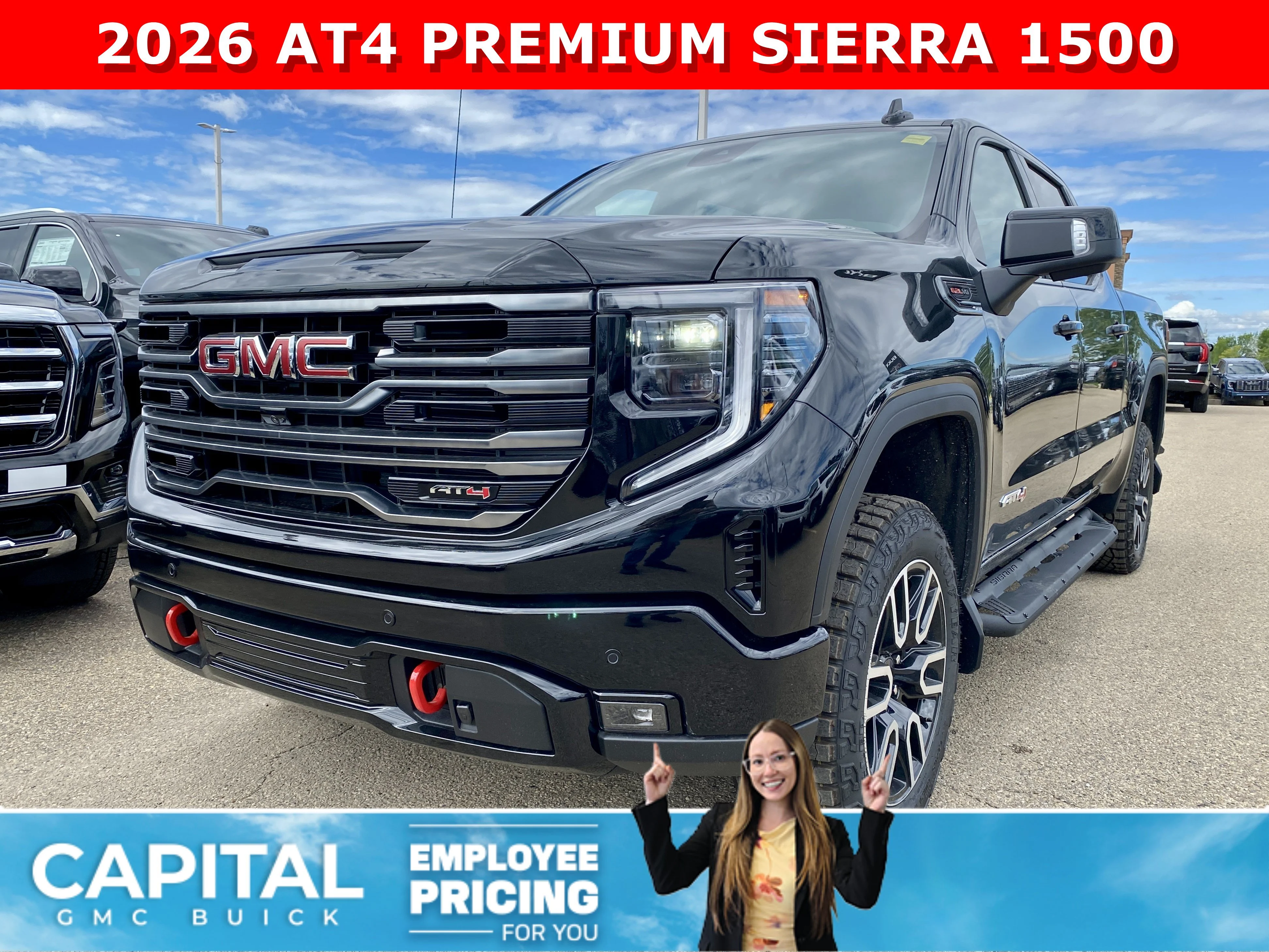 New 2026 ONYX BLACK GMC AT4 image 1